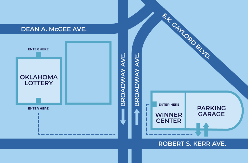 downtown okc lottery map